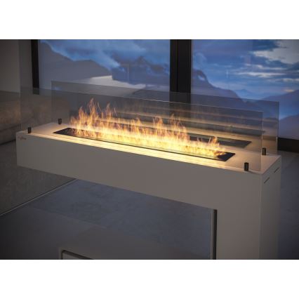 InFire - BIO krb 110x85,5 cm 3kW bílá