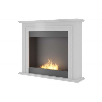 InFire - BIO krb 90x112,5 cm 3kW bílá