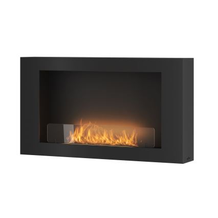 InFire - Nástěnný BIO krb 100x56 cm 3kW černá