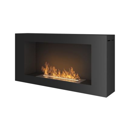 InFire - Nástěnný BIO krb 44x91 cm 3kW černá