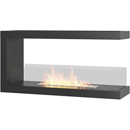 InFire - Rohový BIO krb 100x50 cm 3kW oboustranný