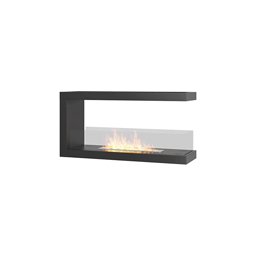 InFire - Rohový BIO krb 100x50 cm 3kW oboustranný