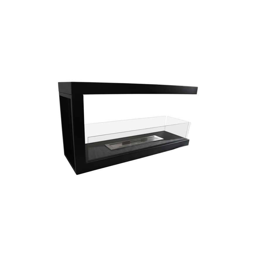 InFire - Rohový BIO krb 100x50 cm 3kW oboustranný