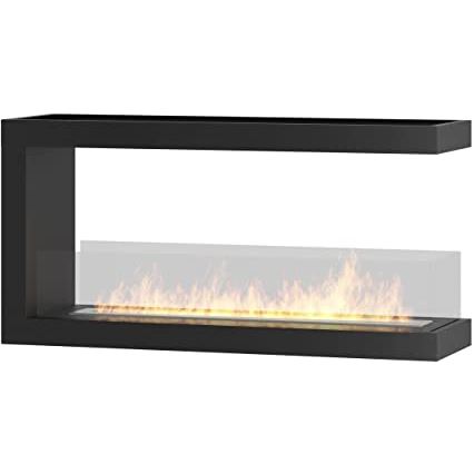 InFire - Rohový BIO krb 100x50 cm 3kW oboustranný