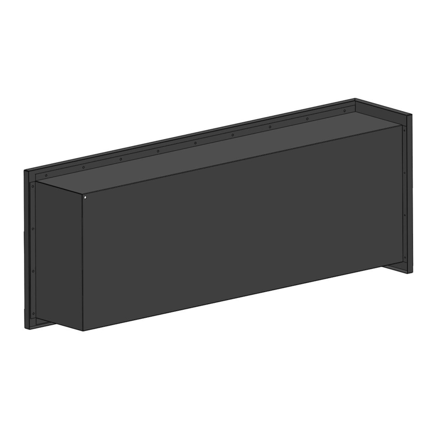 InFire - Rohový BIO krb 45x120 cm 3kW černá