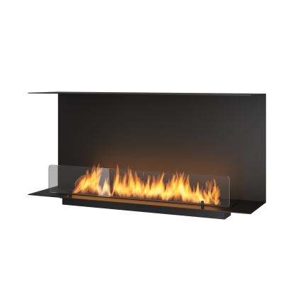 InFire - Vestavěný BIO krb 100x45 cm 3kW černá