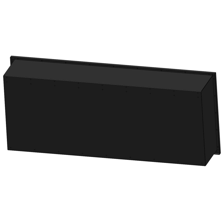 InFire - Vestavěný BIO krb 120x50 cm 3kW černá