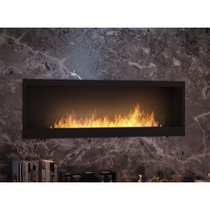 InFire - Vestavěný BIO krb 150x50 cm 4,2kW černá