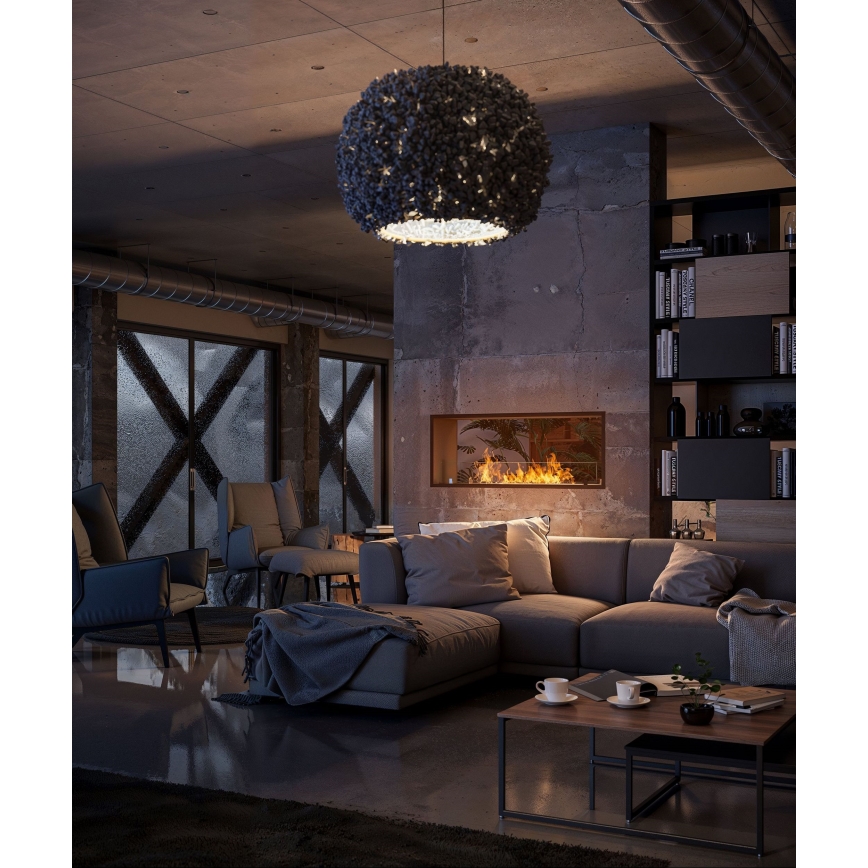 InFire - Vestavěný BIO krb 48,5x123,5 cm 6kW černá