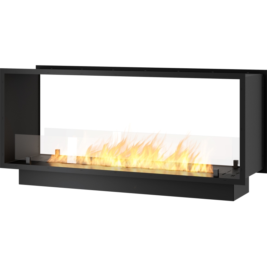 InFire - Vestavěný BIO krb 48,5x123,5 cm 6kW černá