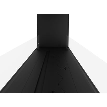 InFire - Vestavěný BIO krb 48,5x123,5 cm 6kW černá
