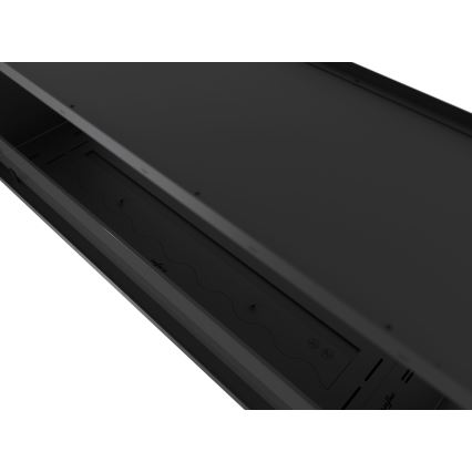 InFire - Vestavěný BIO krb 48,5x123,5 cm 6kW černá