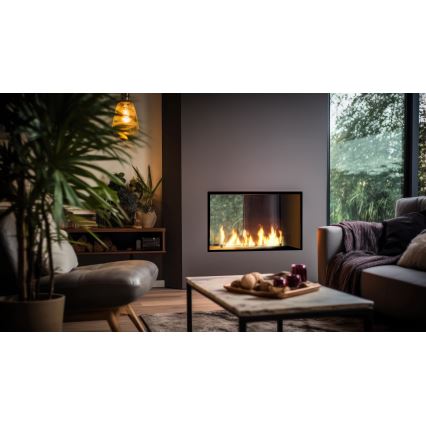 InFire - Vestavěný BIO krb 48,5x83,5 cm 3,5kW černá