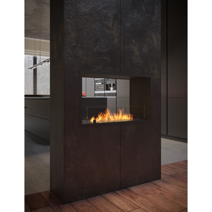 InFire - Vestavěný BIO krb 48,5x83,5 cm 3,5kW černá