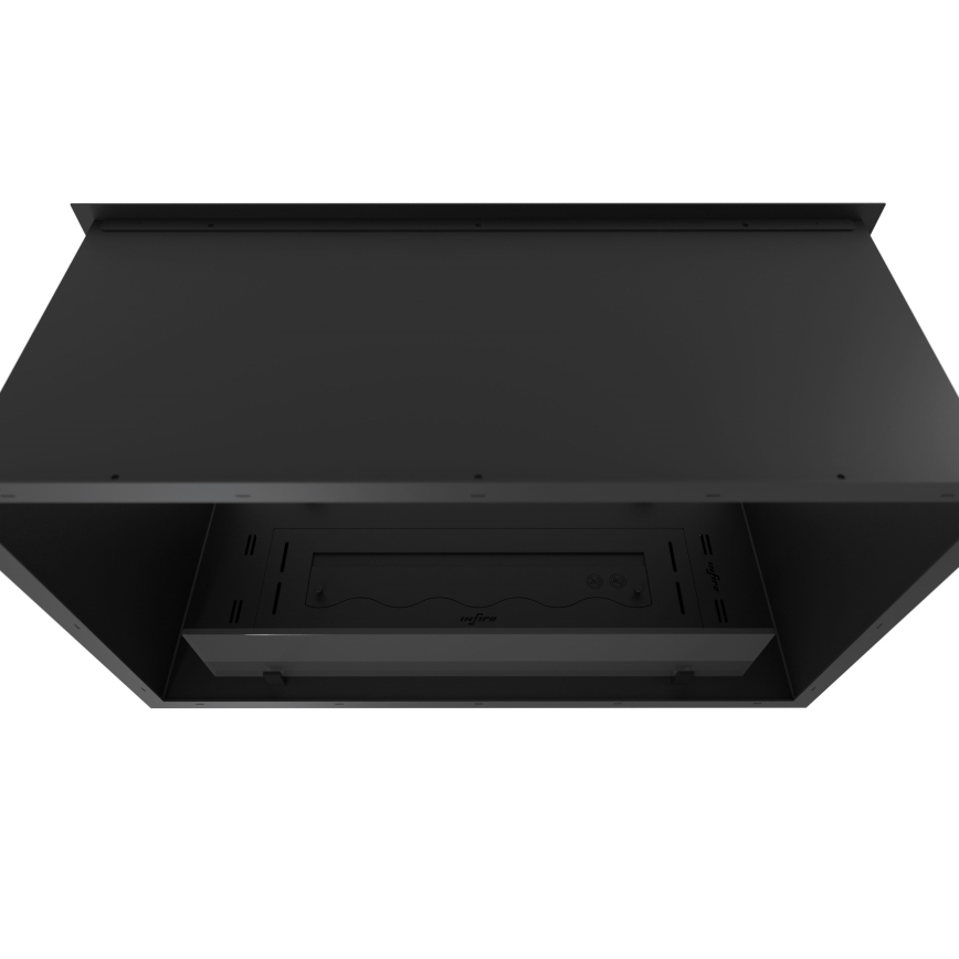 InFire - Vestavěný BIO krb 48,5x83,5 cm 3,5kW černá