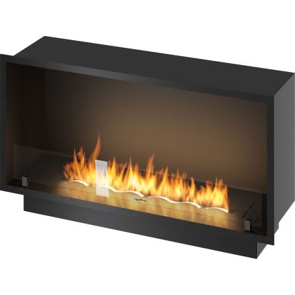 InFire - Vestavěný BIO krb 49,4x104,4 cm 6kW černá