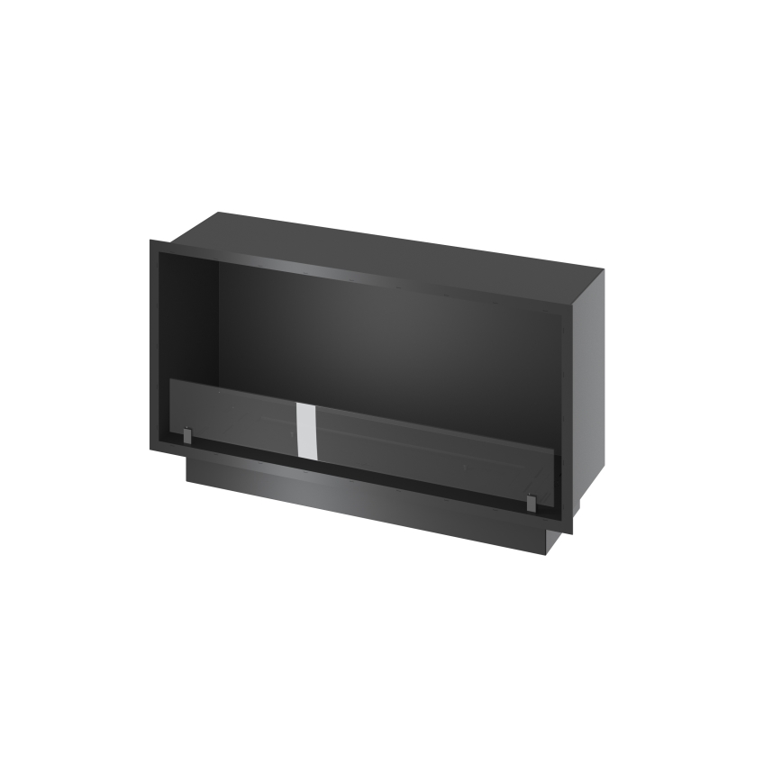 InFire - Vestavěný BIO krb 49,4x104,4 cm 6kW černá
