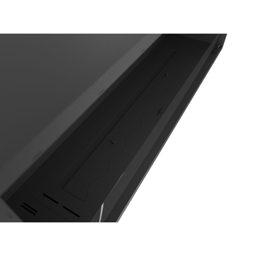 InFire - Vestavěný BIO krb 49,4x124,4 cm 6kW černá