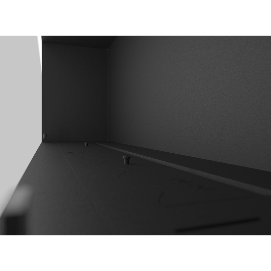 InFire - Vestavěný BIO krb 49,4x124,4 cm 6kW černá