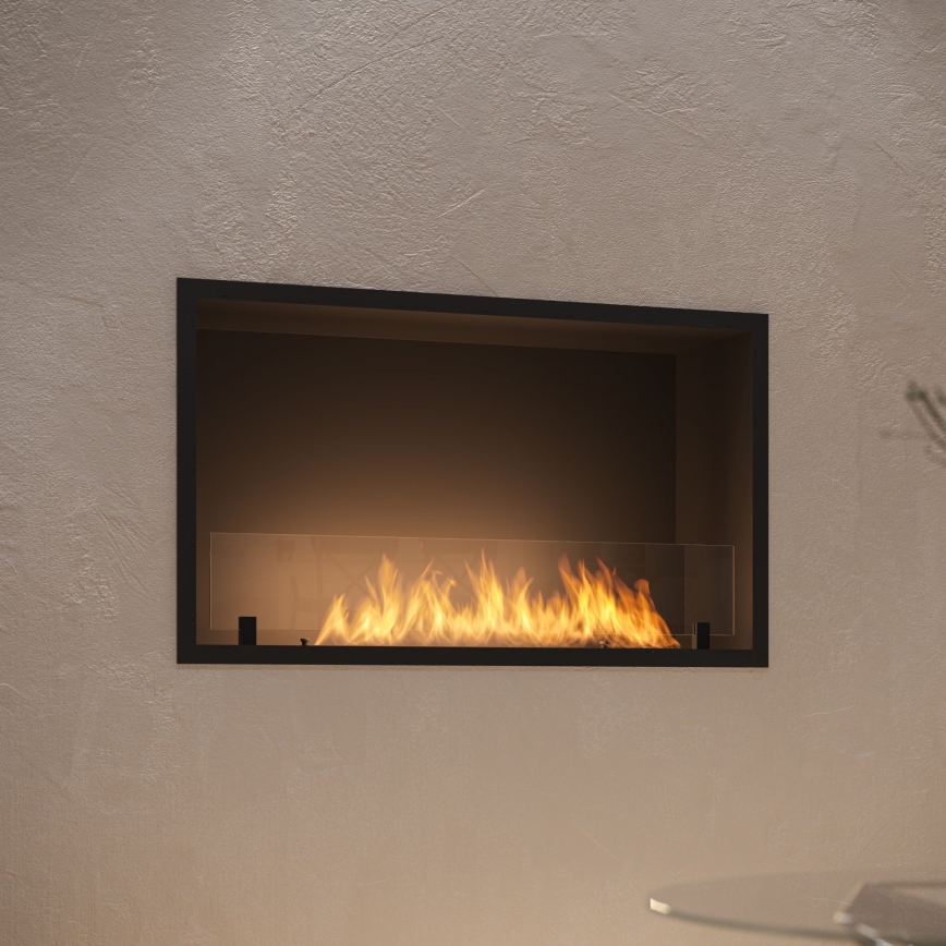 InFire - Vestavěný BIO krb 49,4x84,4 cm 3,5kW černá