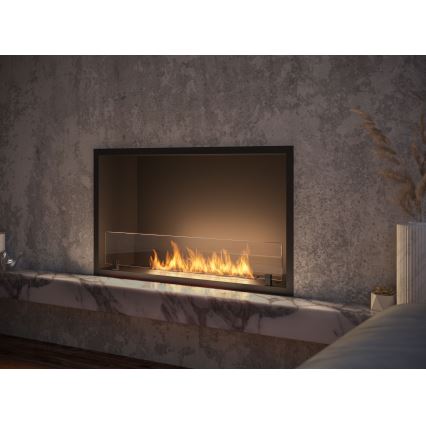 InFire - Vestavěný BIO krb 49,4x84,4 cm 3,5kW černá