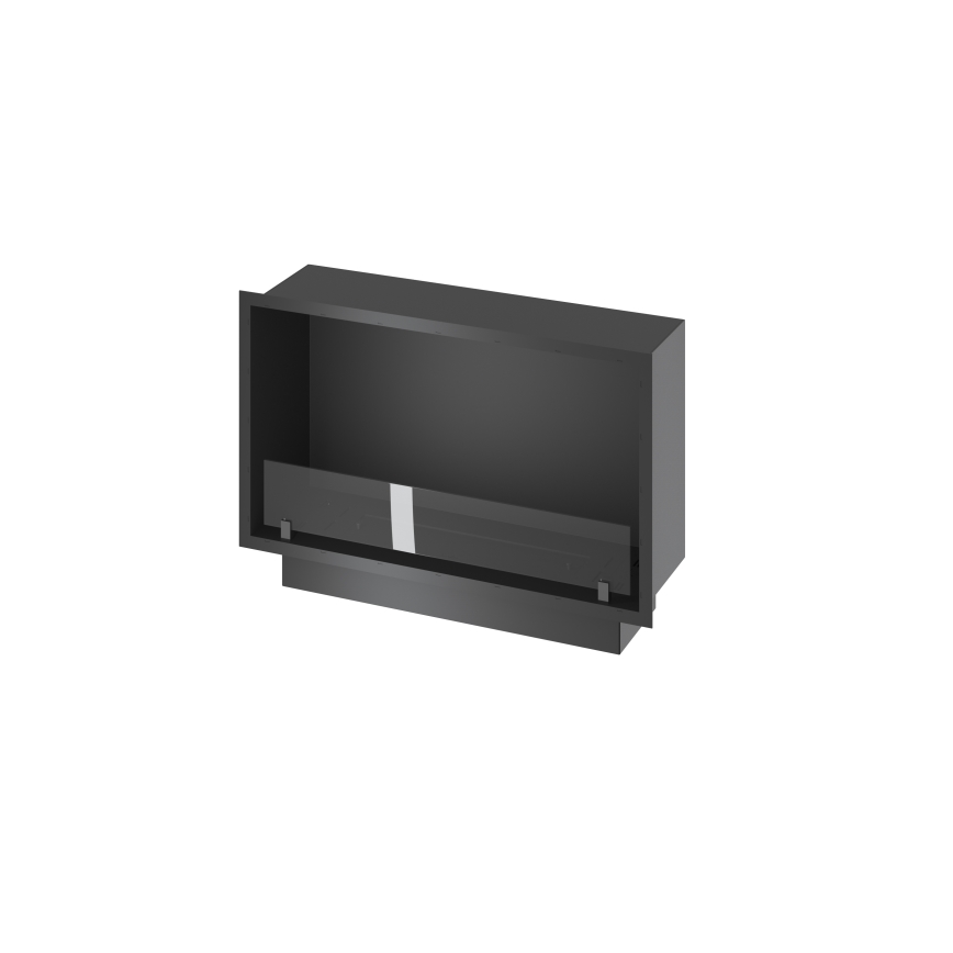 InFire - Vestavěný BIO krb 49,4x84,4 cm 3,5kW černá