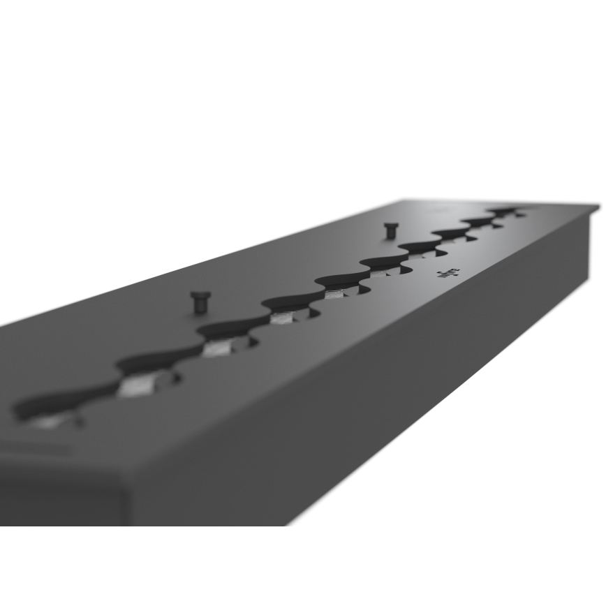 InFire - Vestavěný BIO krb 7,5x100 cm 6kW černá
