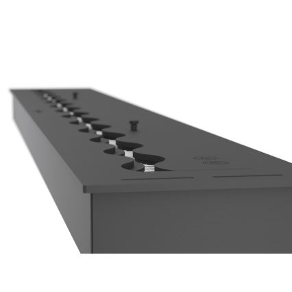 InFire - Vestavěný BIO krb 7,5x120 cm 7kW černá