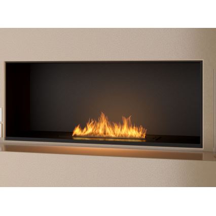 InFire - Vestavěný BIO krb 7,5x60 cm 3,5kW černá