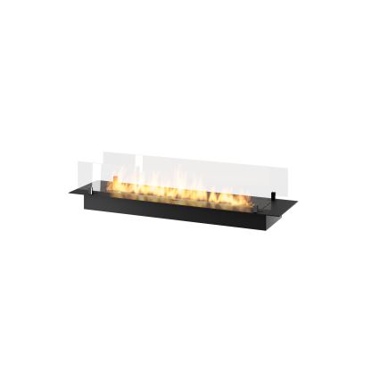 InFire - Vestavěný BIO krb 8,5x120 cm 6kW černá