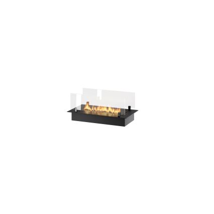 InFire - Vestavěný BIO krb 8,5x60 cm 3,5kW černá