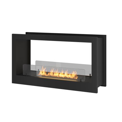 InFire - Vestavěný BIO krb 90x50 cm 3kW oboustranný