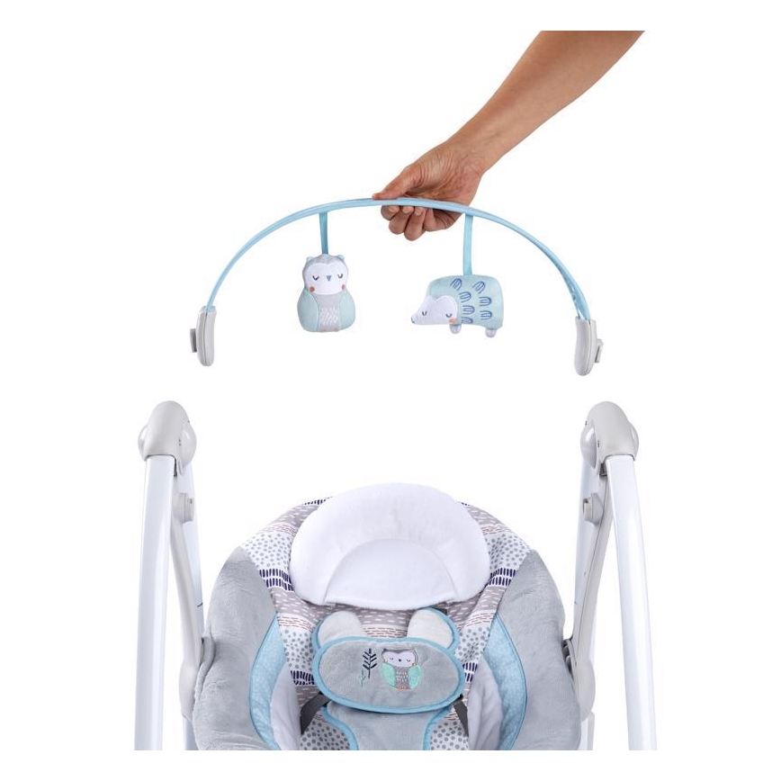 Ingenuity - Dětská houpačka s adaptérem a melodií ABERNATHY