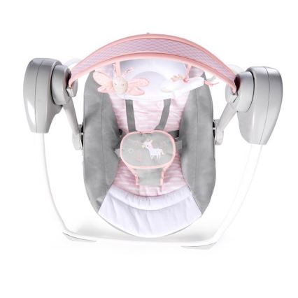 Ingenuity - Dětská houpačka s melodií FLORA THE UNICORN 4xLR14