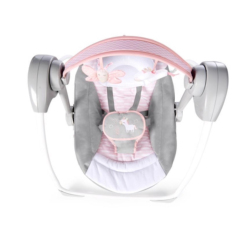 Ingenuity - Dětská houpačka s melodií FLORA THE UNICORN 4xLR14