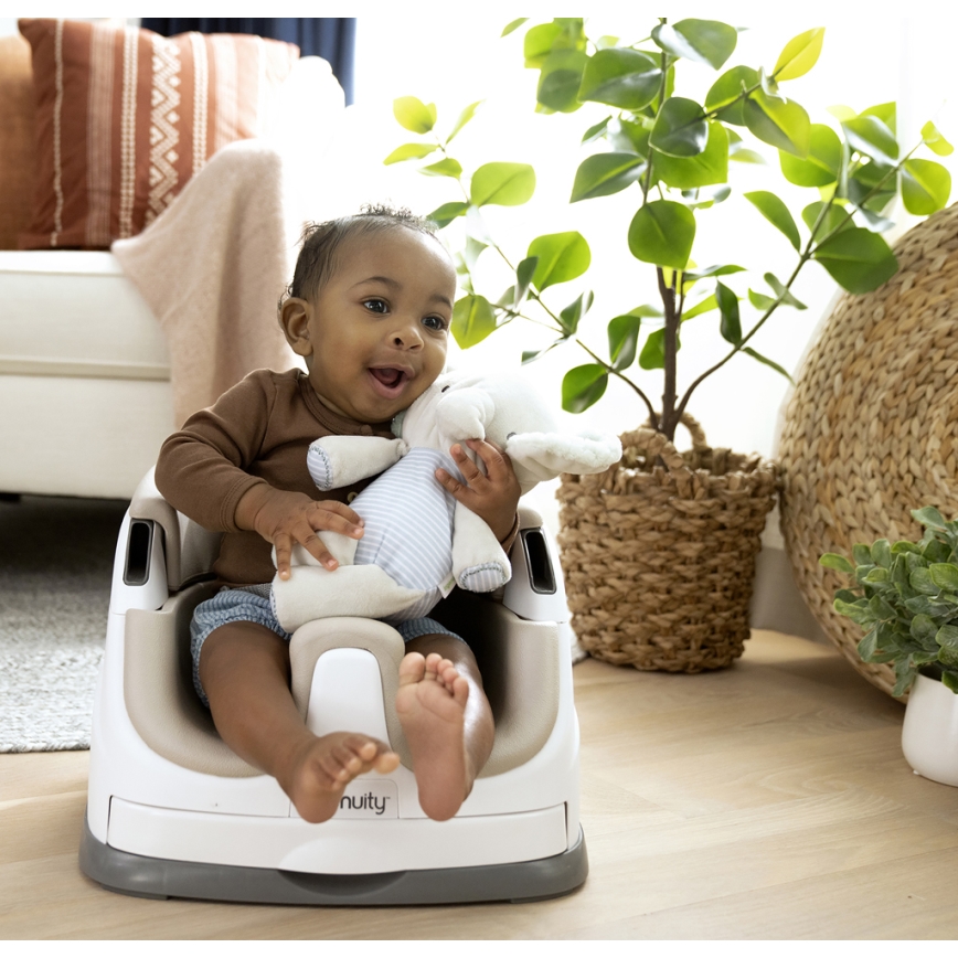 Ingenuity - Podsedák na jídelní židli 2v1 BABY BASE béžová