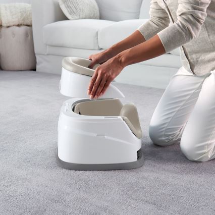 Ingenuity - Podsedák na jídelní židli 2v1 BABY BASE béžová