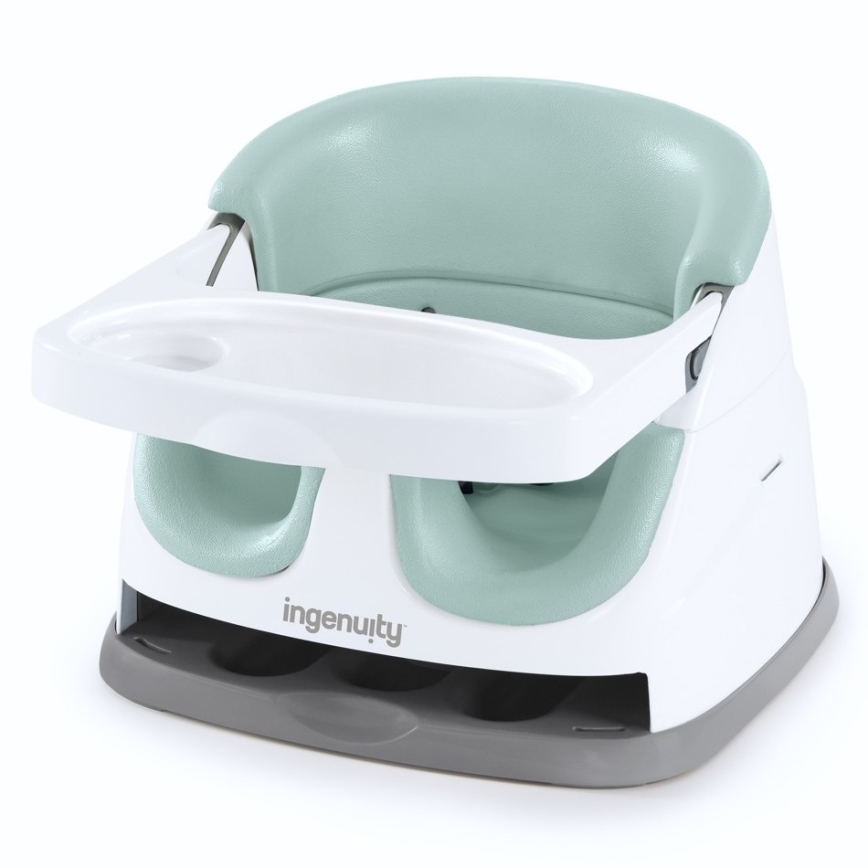 Ingenuity - Podsedák na jídelní židli 2v1 BABY BASE mintová