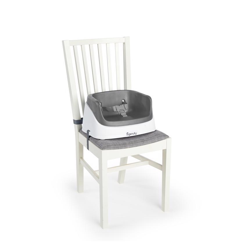 Ingenuity - Podsedák na jídelní židli 2v1 SMARTCLEAN TODDLER šedá