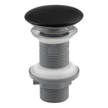 Isvea - Umyvadlová výpusť pr. 7,2 cm matná černá