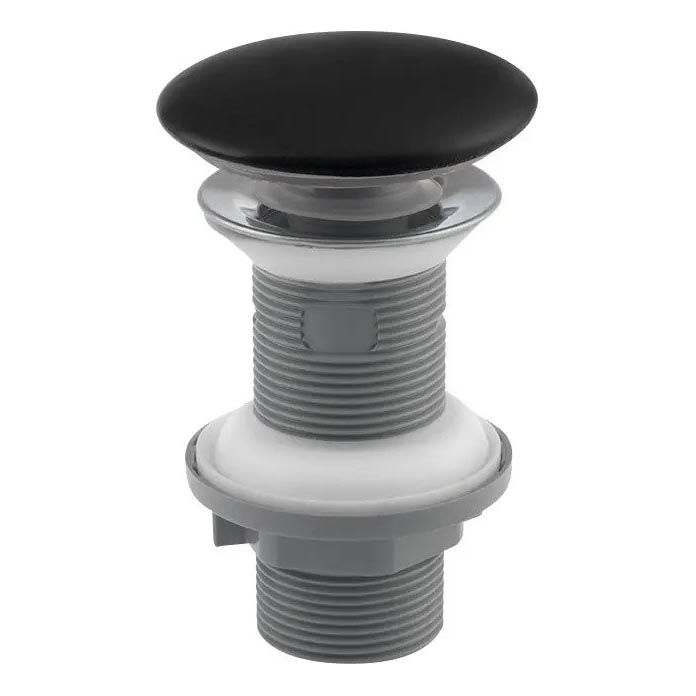 Isvea - Umyvadlová výpusť pr. 7,2 cm matná černá