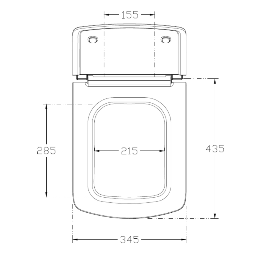 Isvea - Záchodové prkénko SoftClose PURITY bílá