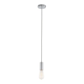 ITALUX - Lustr na lanku MODERNA 1xE27/60W/230V lesklý chrom