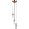 ITALUX - Lustr na lanku TARASO 3xE14/40W/230V zlatá