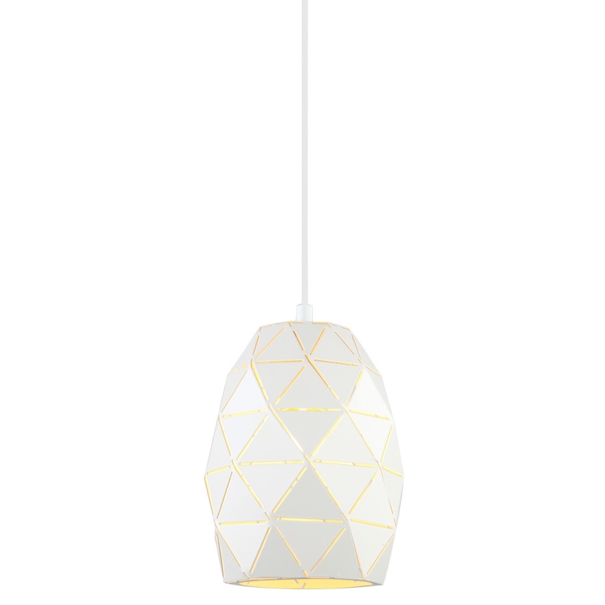 ITALUX - Lustr na lanku HARLEY 1xE27/40W/230V bílá