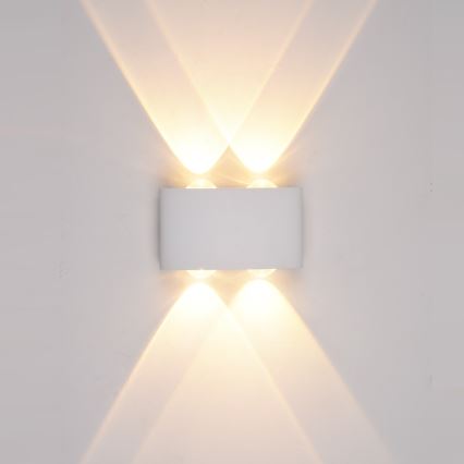 ITALUX - LED Venkovní nástěnné svítidlo GILBERTO 2xLED/2W/230V 3000K IP54