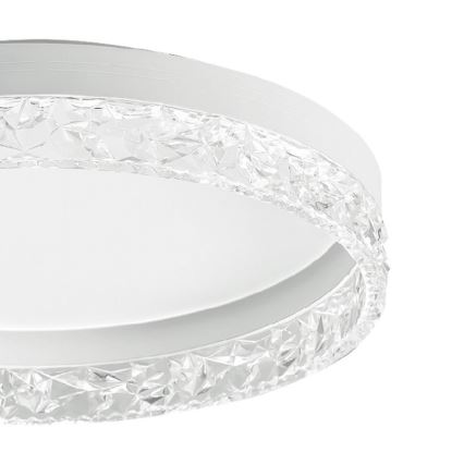 ITALUX - LED Stmívatelné stropní svítidlo RANTE LED/58W/230V 3000-6500K pr. 50 cm bílá + dálkové ovládání