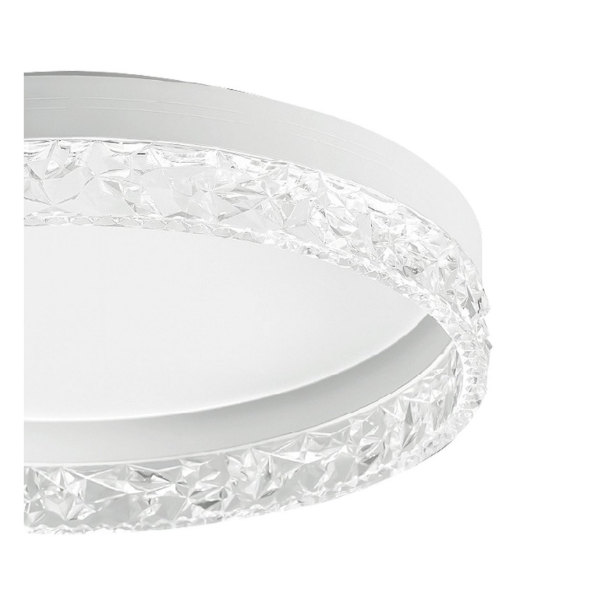 ITALUX - LED Stmívatelné stropní svítidlo RANTE LED/58W/230V 3000-6500K pr. 50 cm bílá + dálkové ovládání