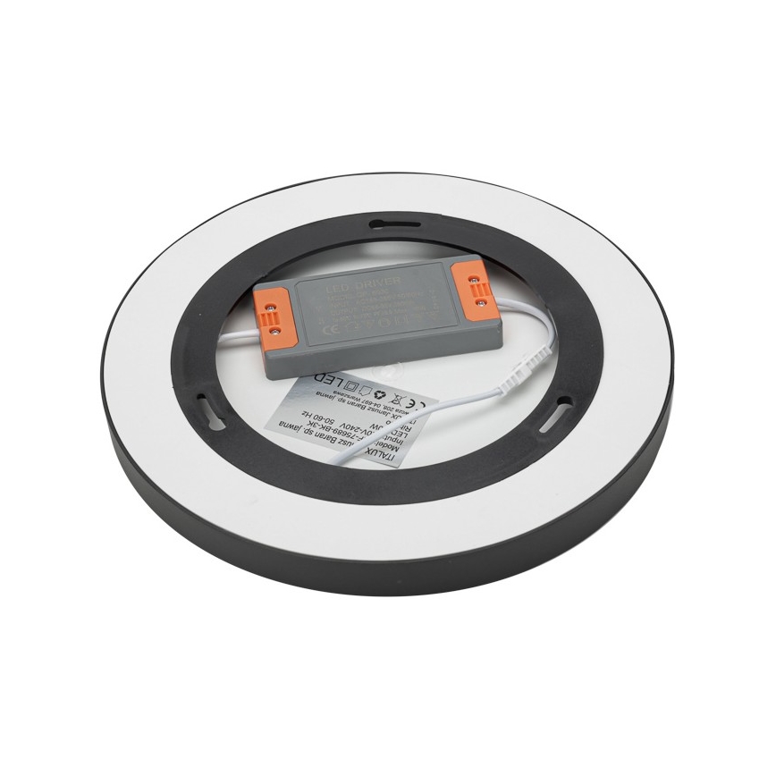 ITALUX - LED Stropní svítidlo RIBERIO LED/30W/230V 4000K černá