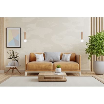 ITALUX - Lustr na lanku FILANO 1xG9/5W/230V hnědá